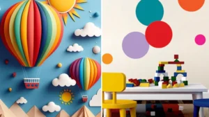دیوارپوش های فومی یا رنگ دیوار برای اتاق کودک