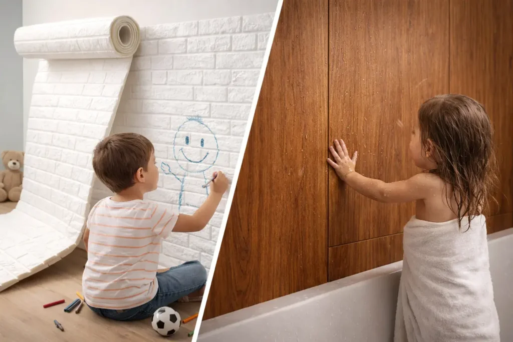 مقایسه هزینه و صرفه اقتصادی دیوارپوش فومی و پنل های چوبی