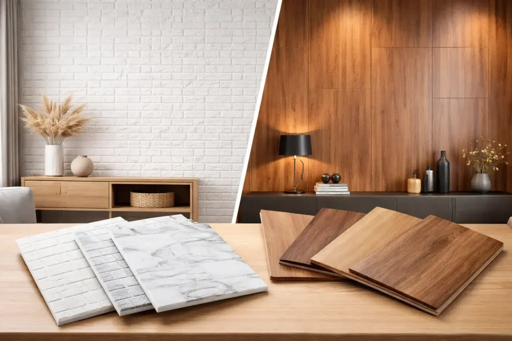 مقایسه کلی دیوارپوش فومی و پنل های چوبی از نگاه کاربردی