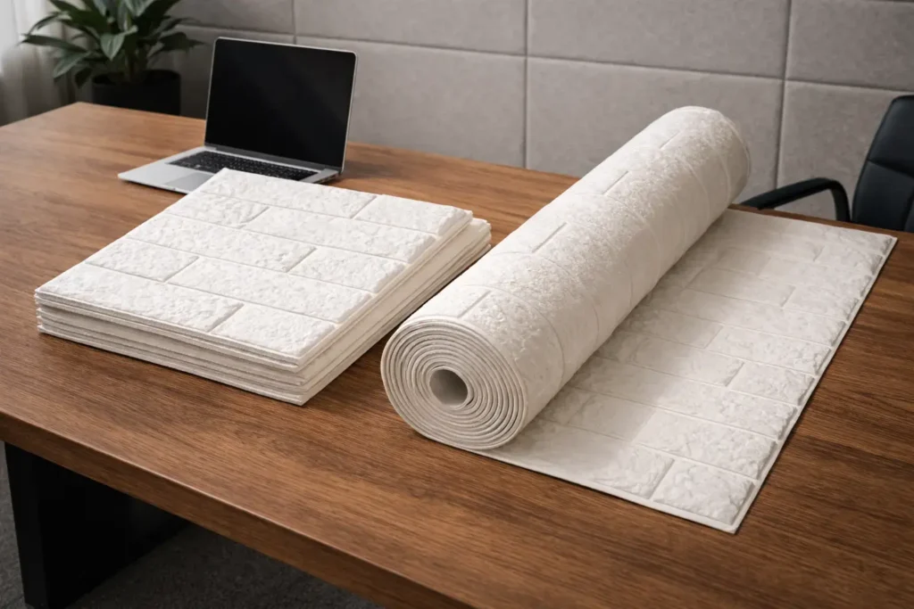 نکته سوم تاثیر رنگ و طراحی دیوارپوش فومی بر بهره وری فضای کار