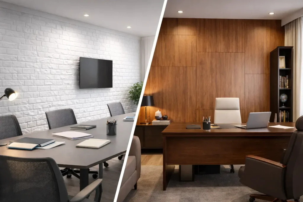 تاثیر زیبایی شناسی و سبک طراحی در انتخاب دیوارپوش فومی یا پنل چوبی